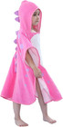 Baby Girls Hooded Bath Towels Dinosaur  Children s Beach Towel Pool Poncho Swimk