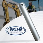 New 50x345mm Bucket Pin For Mini Excavator - Steel Pivot Pin