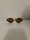 Vintage Giorgio Armani 326 Sunglasses Circular Lens Tortoise Shell 
