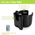 Universal Cup Bottle Phone Holder For Wheelchair Stroller Walker Bike Scooter