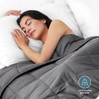 Bare Home Weighted Blanket  All-natural 100  Cotton  Premium Heavy Blanket