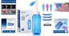 Complete 300ml Nasal Rinse System - Neti Pot With Saline Packets Included