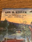 1940 Centre Hall Pa - Geo H stover Calendar Feeds Grain Coal Phone 61  Hunting