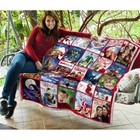 Christmas Movies Quilt  Christmas Movies Quilt Blanket Soft And Cozy Gifts
