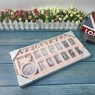 First Year Frame Picture Baby Photo Baby s Silver Newborn Keepsake Frame