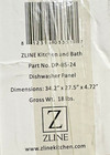 Zline 24  Dishwasher Panel     Black Stainless Steel     Free Shipping