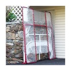 Ezgoal Hockey Folding Pro Goal With Backstop And Targets  2-inch  Red white