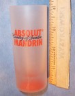 6 Absolut Mandrin Vodka Whiskey Liquor Advertising Bar Tavern Shooter Shot Glass