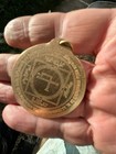 Solomons 5th Sun Pentacle 14ct Gold Plated Frater Achad Consecrated 2nd  Reverse