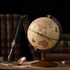 World Globe Earth Map Rotating Geography Ocean Classroom Learning Desktop