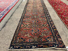 2x9 Antique Runner Rug Handmade Vintage Narrow Old Worn Handwoven Real Mute 2x10