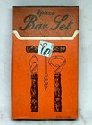 New Nos In Box Vintage 3 Piece Bar Set Cork Screw  Bottle   Can Opener