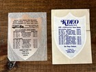 Two Vintage 1970   s Vintage San Diego Chargers Window Stickers
