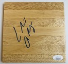 Bam Adebayo Signed Nba Basketball 6x6 Parquet Floorboard Miami Heat Jsa Coa