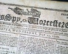 4th Of July Declaration Of Independence Anniversery Celebration 1799 Newspaper  