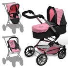 Baby Doll Convertible Stroller 3 In 1 Bassinet And Rear Facing Seat Buggy Fol   