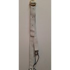 Musket Sling 1 1 4  Brass Buckle 18th Century Reproduction White Tie
