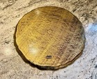 Vintage Italian Florentine Gold Gilded Wood Round Plate Tray 15    Diameter Nevco