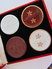 Set 1921 Germany Meissen White Brown Gold Porcelain Coins -  10 Mark Notgeld