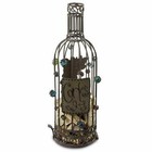 Epic Decorative Cork Holder Wine Bottle Metal  14 25-inch Bronze Finish