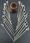 Vintage Plastic Cocktail Picks Animals Monkey Pig Poodle Swan Giraffe Elephant