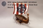 New Viking Sailboat 2026 1 48 440mm 17 3  Unassembled Wooden Model Boat Ship Kit