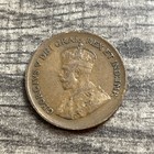 1932 Canada Circulated George V One Small Cent Canadian Coin Old Vintage