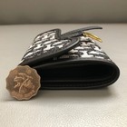 Women Black Leather Trifold Wallet Id Window Credit Card Case Holder Gift Travel