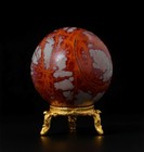 50mm Red Noreena Jasper Crystal Healing Ball Chakra Energy Gemstone Sphere