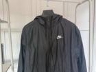 Nike Black Hooded Windbreaker Jacket Size M