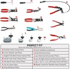 Pliers Set And Clamp Kit Clamp For Tool Hose 16pcs Hose Installation Removal