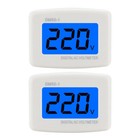2pcs Ac 80-300v 110v Digital Voltmeter Us Plug Dm55-1 Socket Voltage Tester Lcd