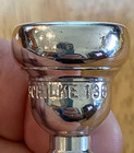 Schilke Standard Series Trumpet Mouthpiece Model 13b Finished Silver Plate  Ex 