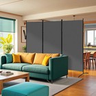Partition Room Dividers 3 Panel Folding Privacy Screen 6ft Portable Wall Divider