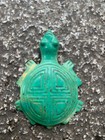 Excellent Chinese Turquoise Jade Hand Carved  turtle  Pendant