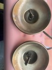 Brass Tingsha Cymbals 2 75  Engraved Symbols   Tibetan Meditation Healing Bells