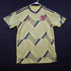 Adidas 2019 20 Colombia National Football Team Yellow Home Soccer Jersey Mens Xl