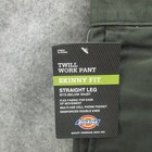 Dickies Flex Men s Work Pants Size 36x30 Olive Green Twill Work Skinny Fit New