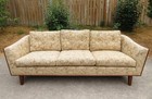 Vtg Mid Century Swedish Sofa Couch By Holm Fabriker Ab Scandinavian Lounge Chair