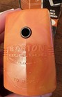 Vintage Boston Bulldog Pencil Sharpener Beautiful Orange Swirl Bakelite 50 s Box