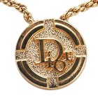 Dior Pendant Necklace Gold Plated Ladies Dior
