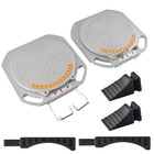 One Pair Magnesium Alloy Turntable Wheel Alignment 50   Rotating Turn Plate
