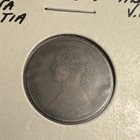 1861 Nova Scotia Canada Half Cent     Queen Victoria 