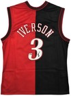 Philadelphia 76ers Allen Iverson Black Signed Auth Swingman Jersey Beckett Bas