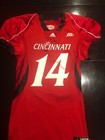 Game Worn Used Adidas Cincinnati Bearcats Football Jersey Size 42  14 Miliano
