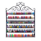 6 Tiers Nail Polish Display Wall Rack Metal Organizer Holder Up To 120 Bottles
