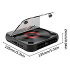 New Portable Cd Player Personal Cd Players With Bluetooth Rechargeable Black
