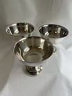 Oneida Silverplate Ice Cream Bowl Sherbet Dessert Dishes Footed 4  X 3 5 