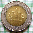 San Marino 1984 500 Lire  Science For Mankind     Albert Einstein Bi-metallic Unc