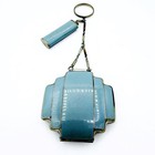 Antique Enamel Enamel Lipstick  Powder   Rouge Tango Compact W  Finger Ring